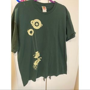 XL Thrice band green shirt